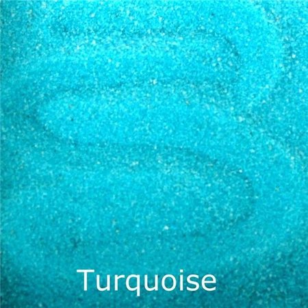SCENIC SAND Scenic Sand 514-48 25 lbs Activa Bag of Bulk Colored Sand; Turquoise 514-48